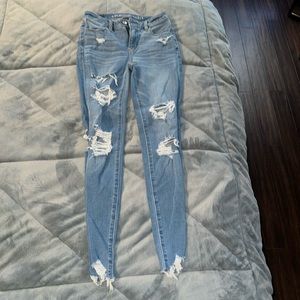 American Eagle, blue jean, US 0